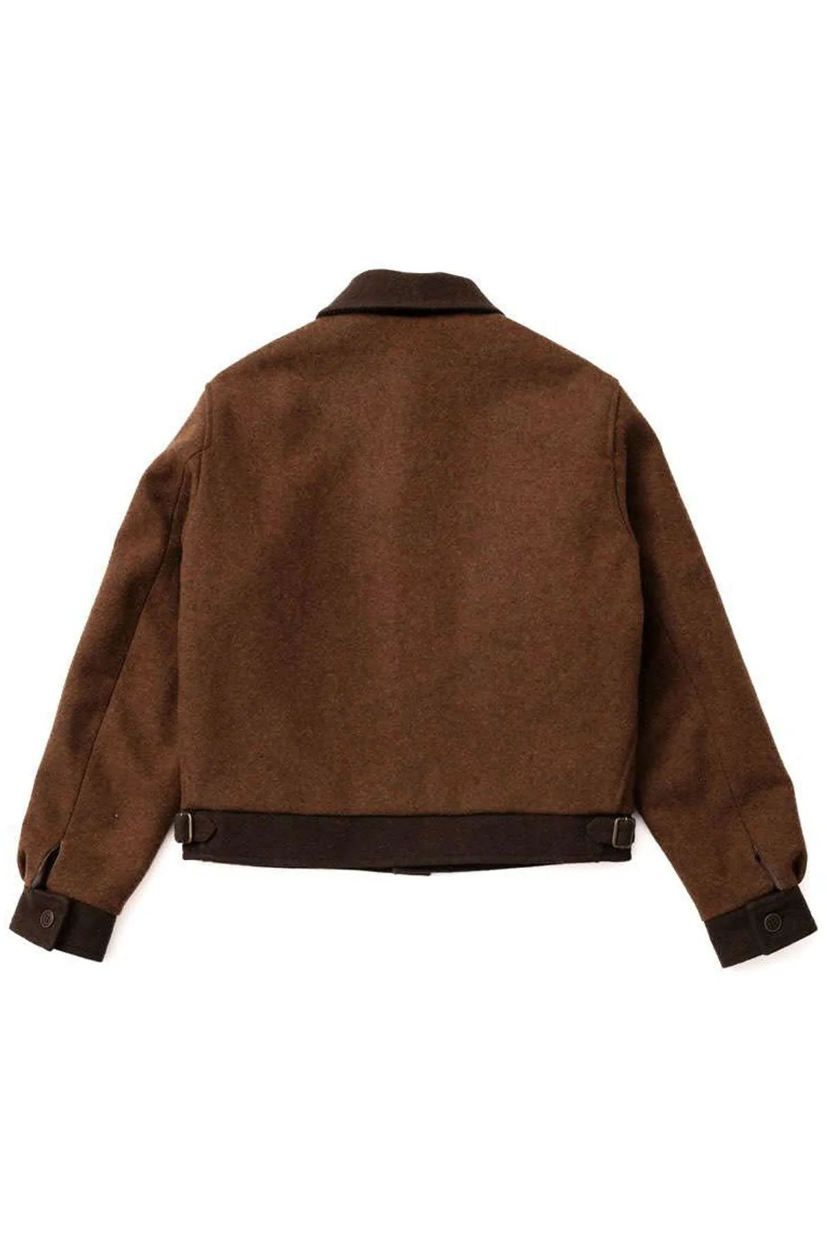 A Piece of Chic - Bootlegger Burel Wool (800g) Jacket in Brown