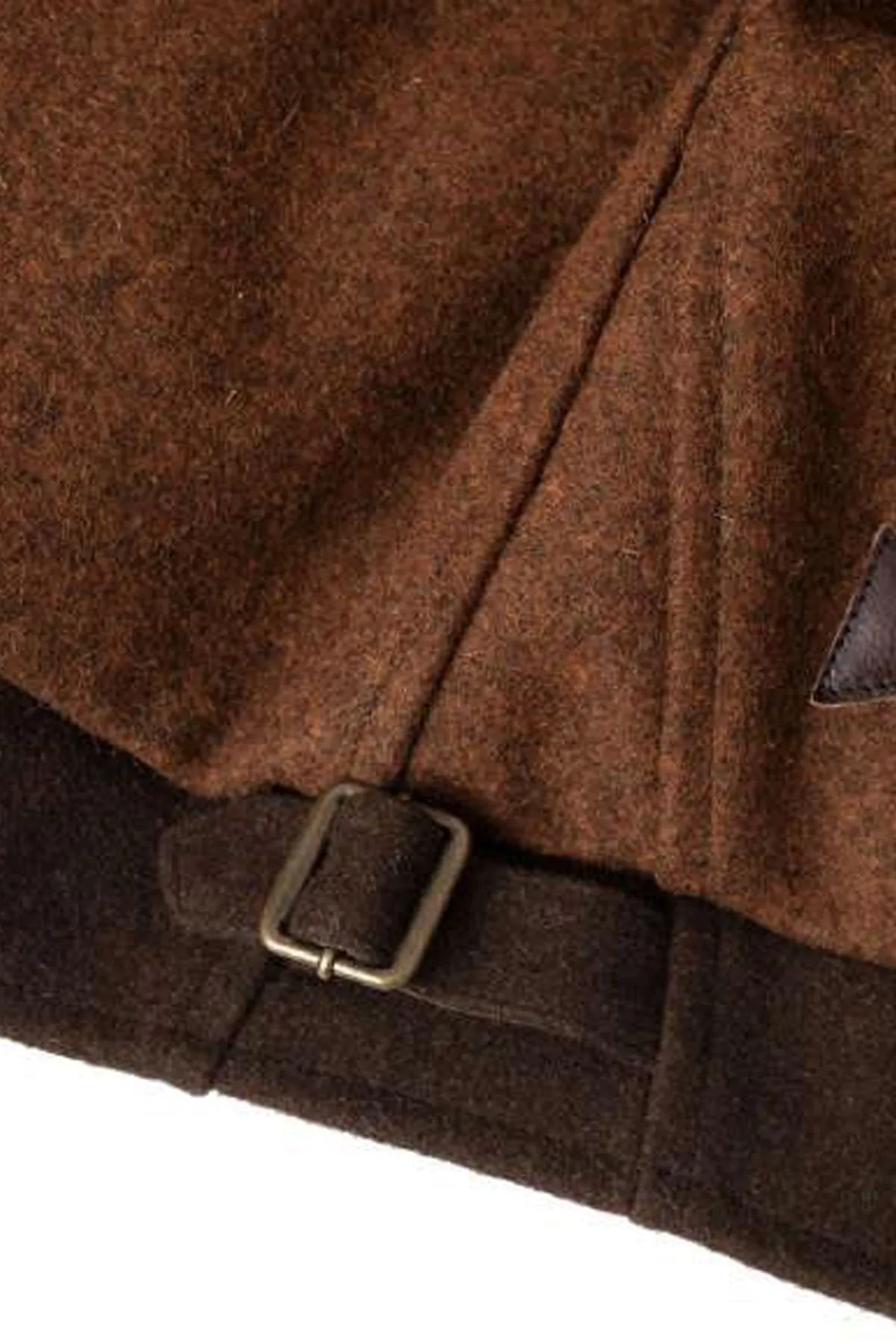 A Piece of Chic - Bootlegger Burel Wool (800g) Jacket in Brown