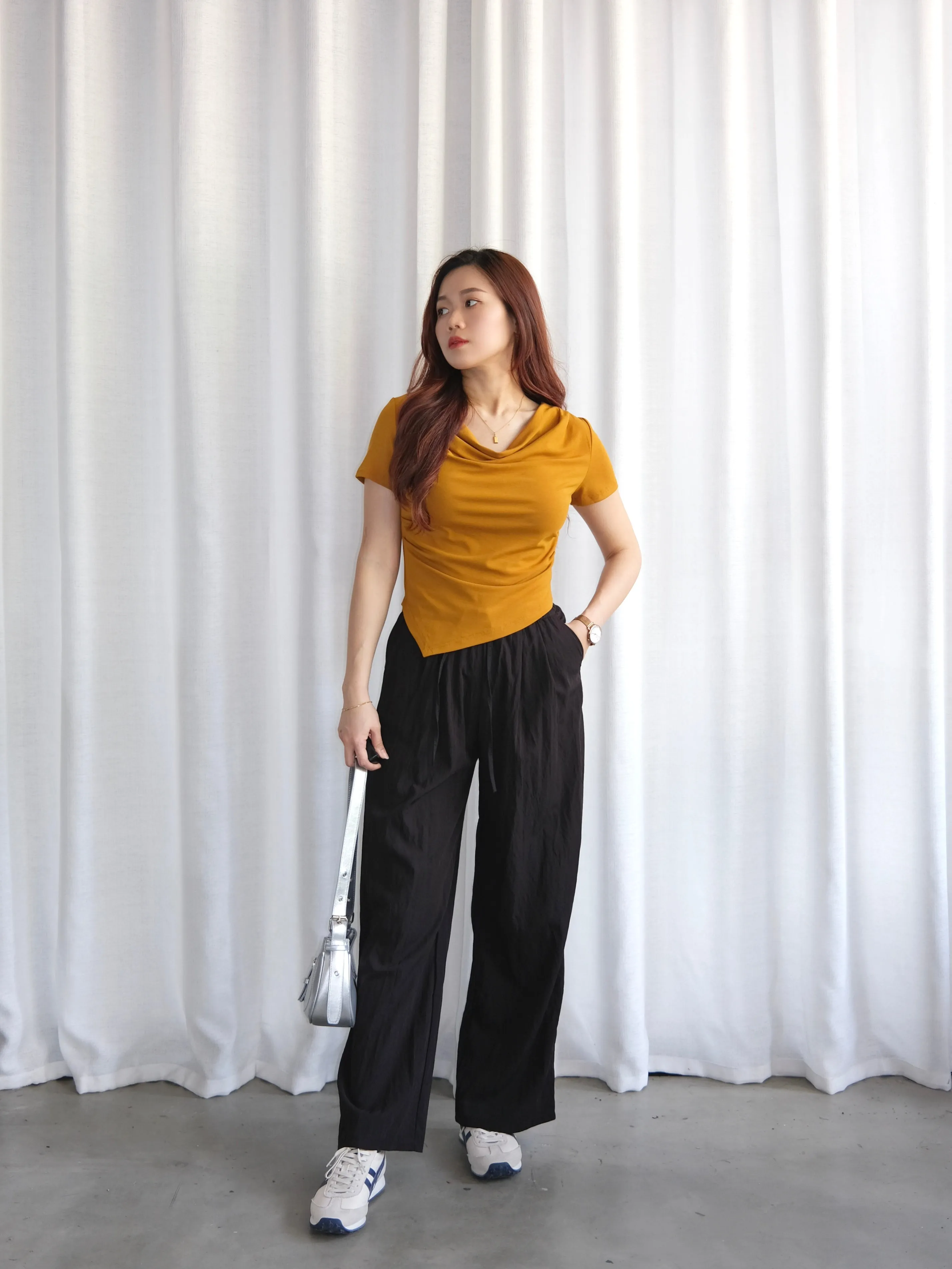 ACEWIN Elastic Waist Drawstring Long Pants (Size M-XL) 501779