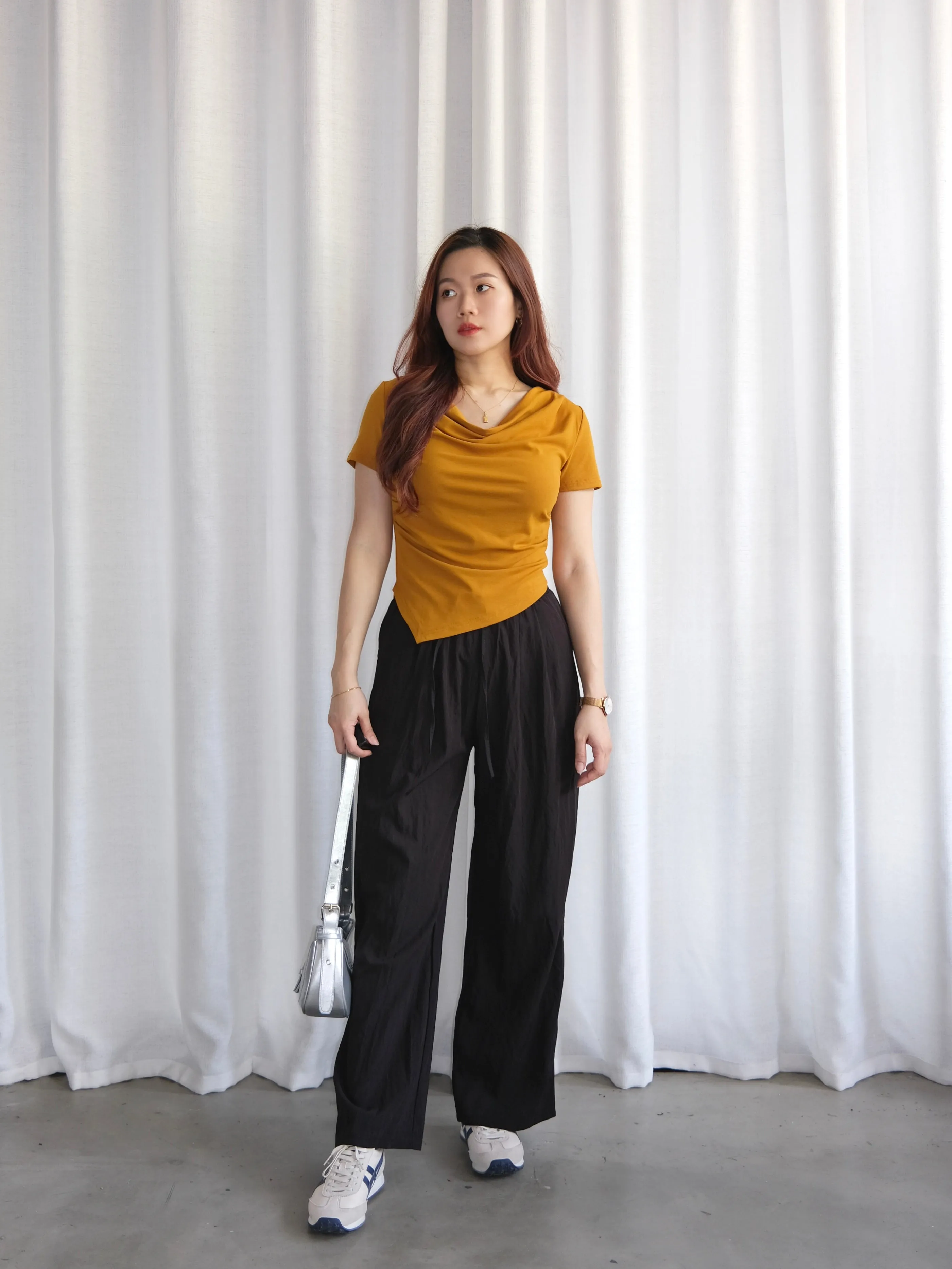 ACEWIN Elastic Waist Drawstring Long Pants (Size M-XL) 501779