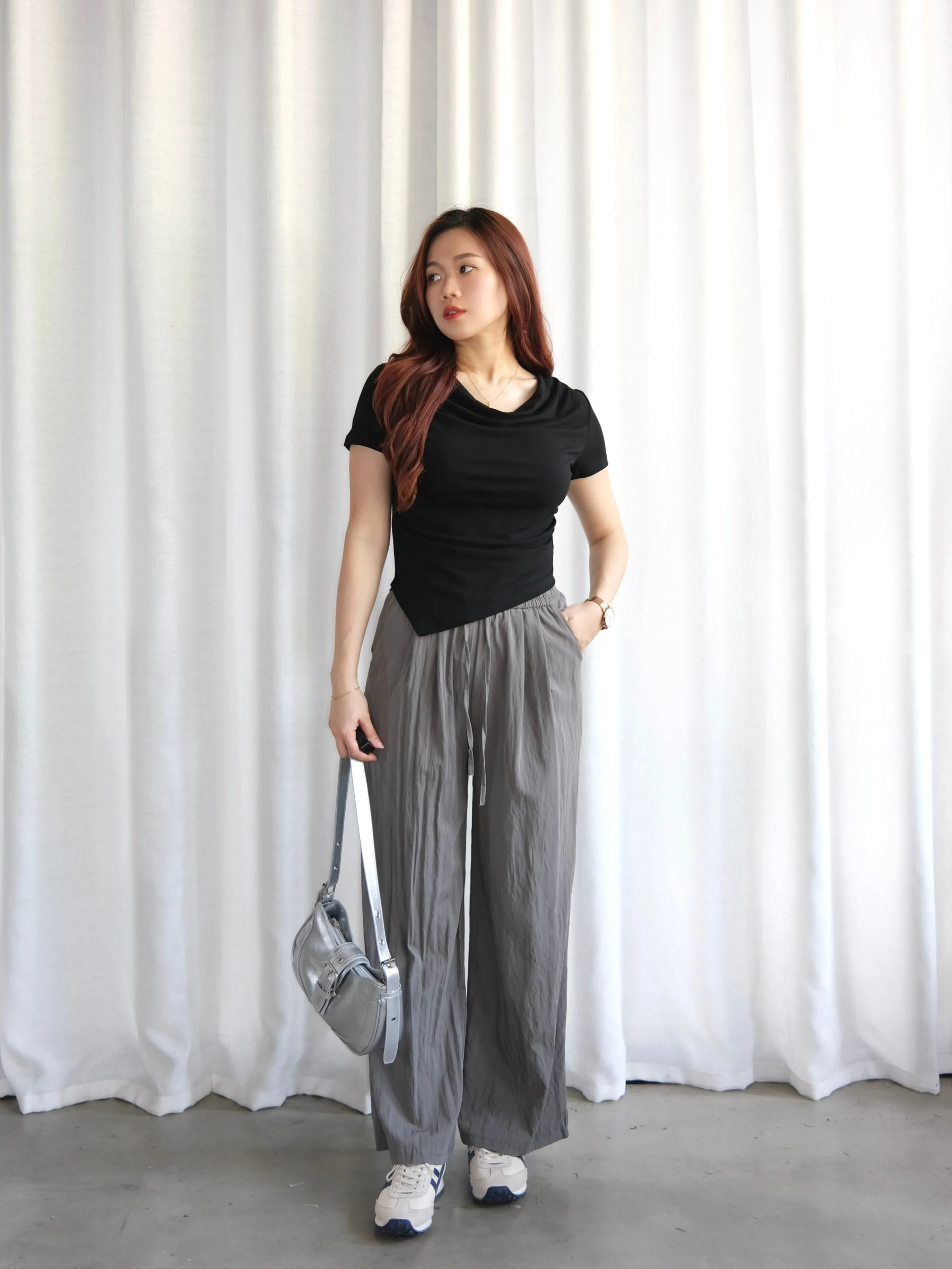 ACEWIN Elastic Waist Drawstring Long Pants (Size M-XL) 501779