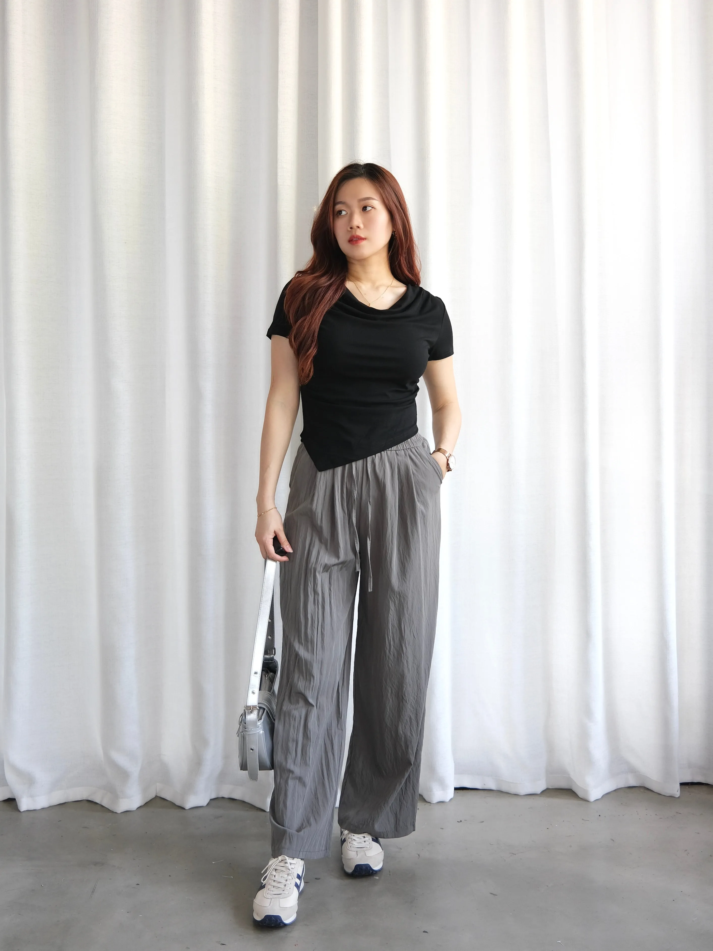 ACEWIN Elastic Waist Drawstring Long Pants (Size M-XL) 501779