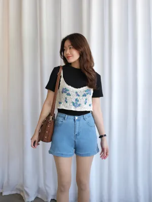 ACEWIN High Waist Denim Shorts (Size 25-31) 300977