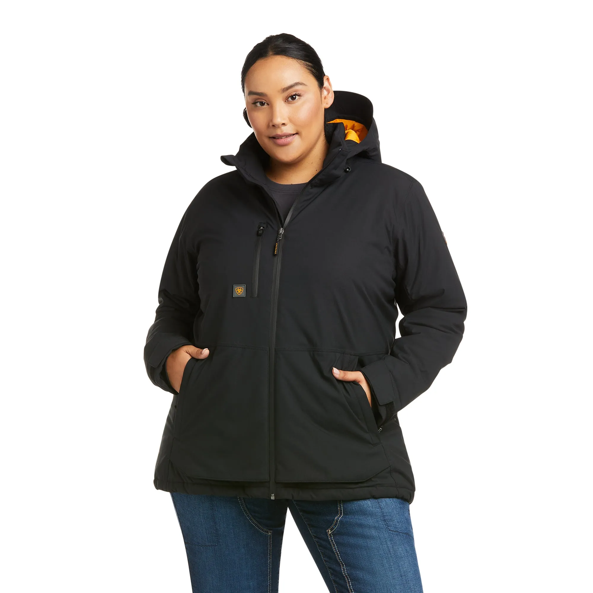 Ariat Ladies Rebar Storm Fighter 2.0 Black Insulated Jacket 10037606