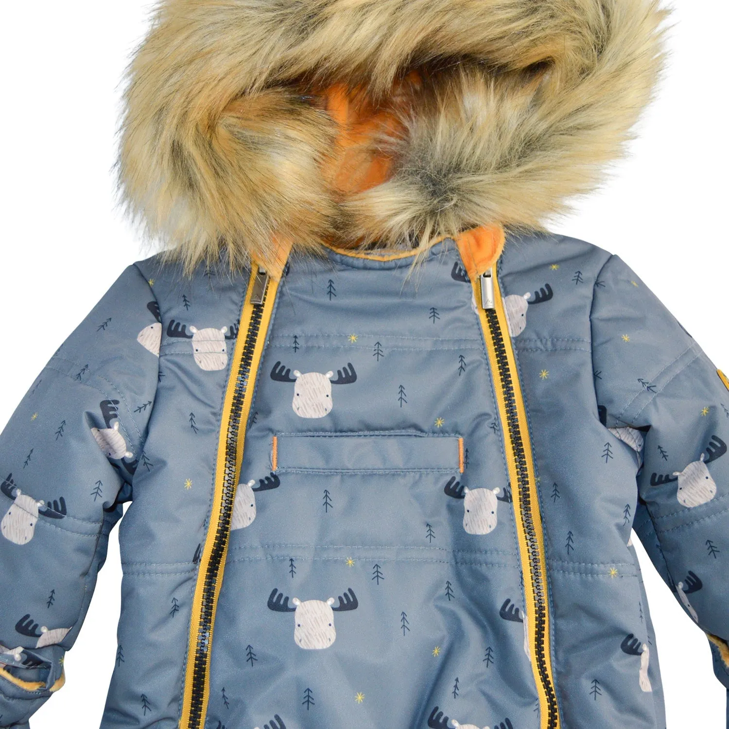 Blizz Baby Boys Moose Snow Suit - 1 piece - (3m to 24m) - 22WBLI3213