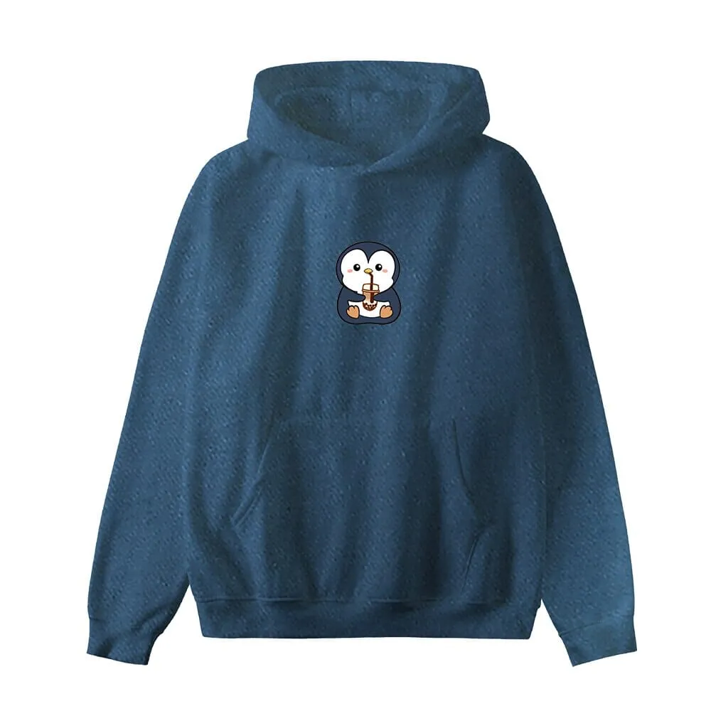 Boba Lovin Penguin Oversized Soft Hoodies