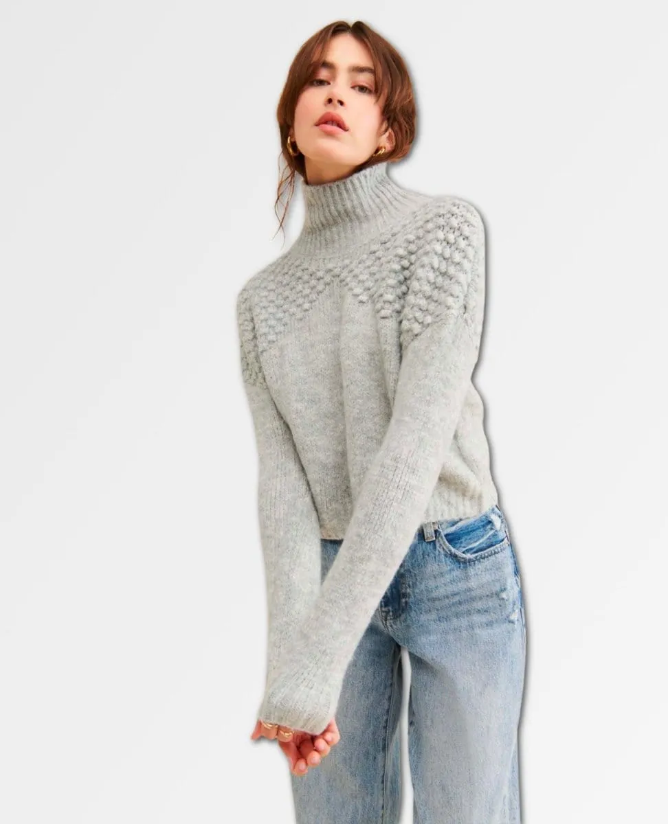 Bradley Pullover Sweater Light Grey Heather