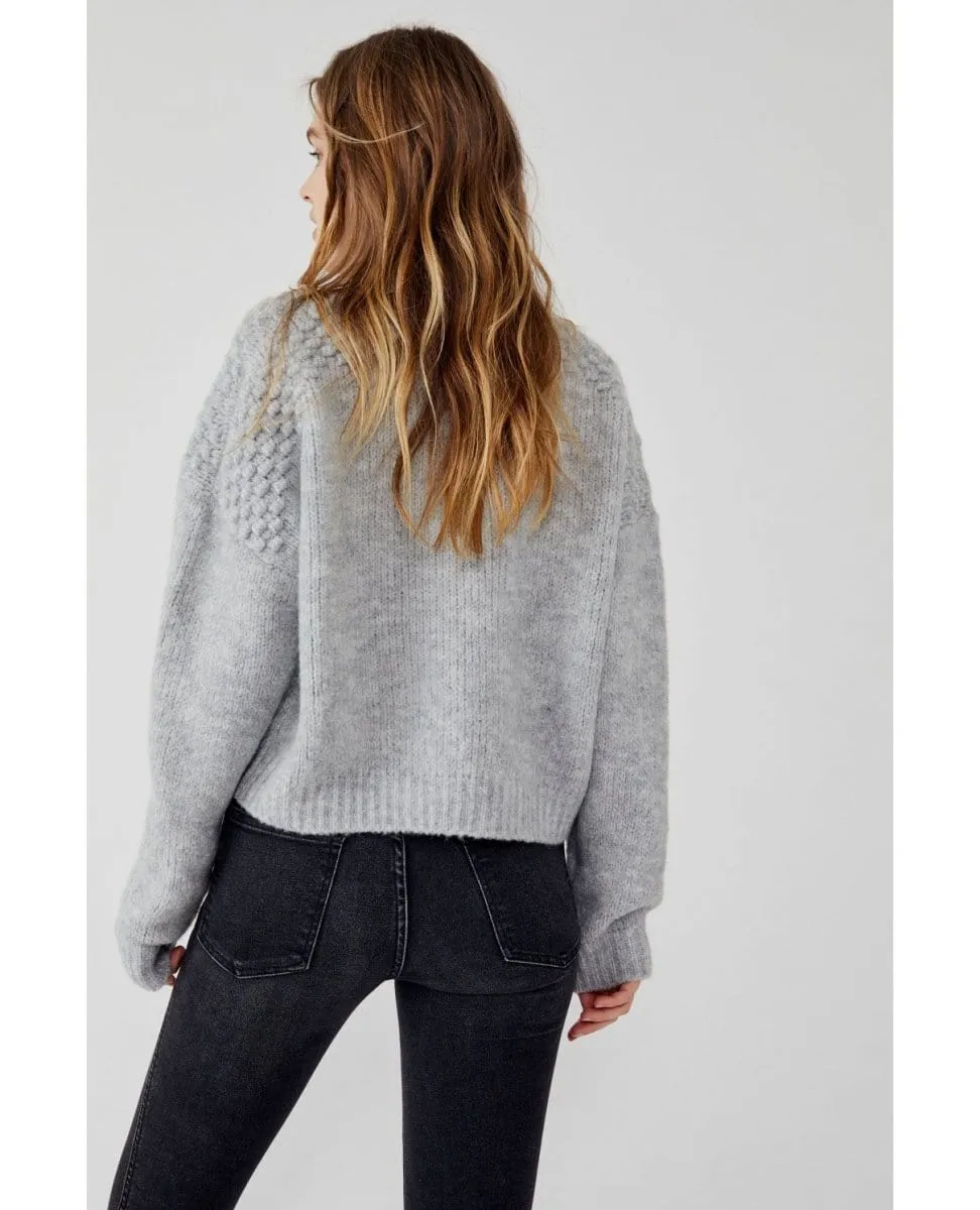 Bradley Pullover Sweater Light Grey Heather