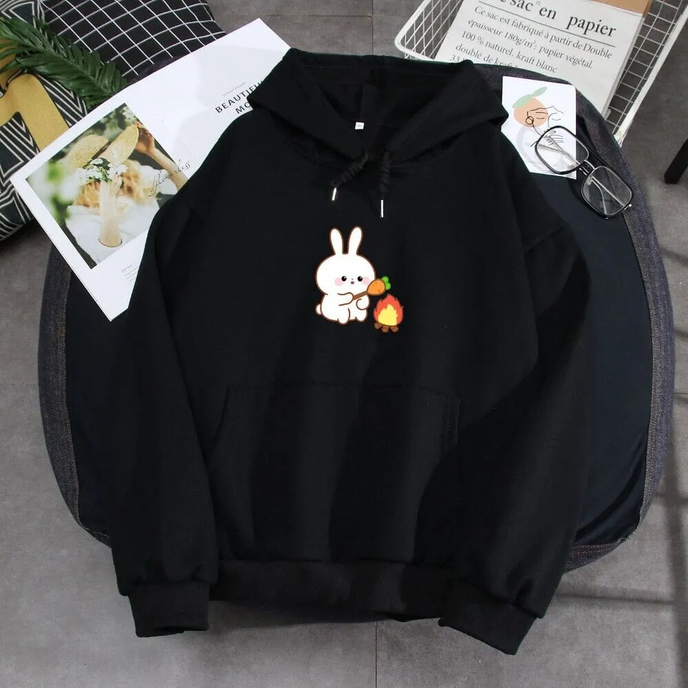 Camping Bun Bun the Bunny Soft Hoodie