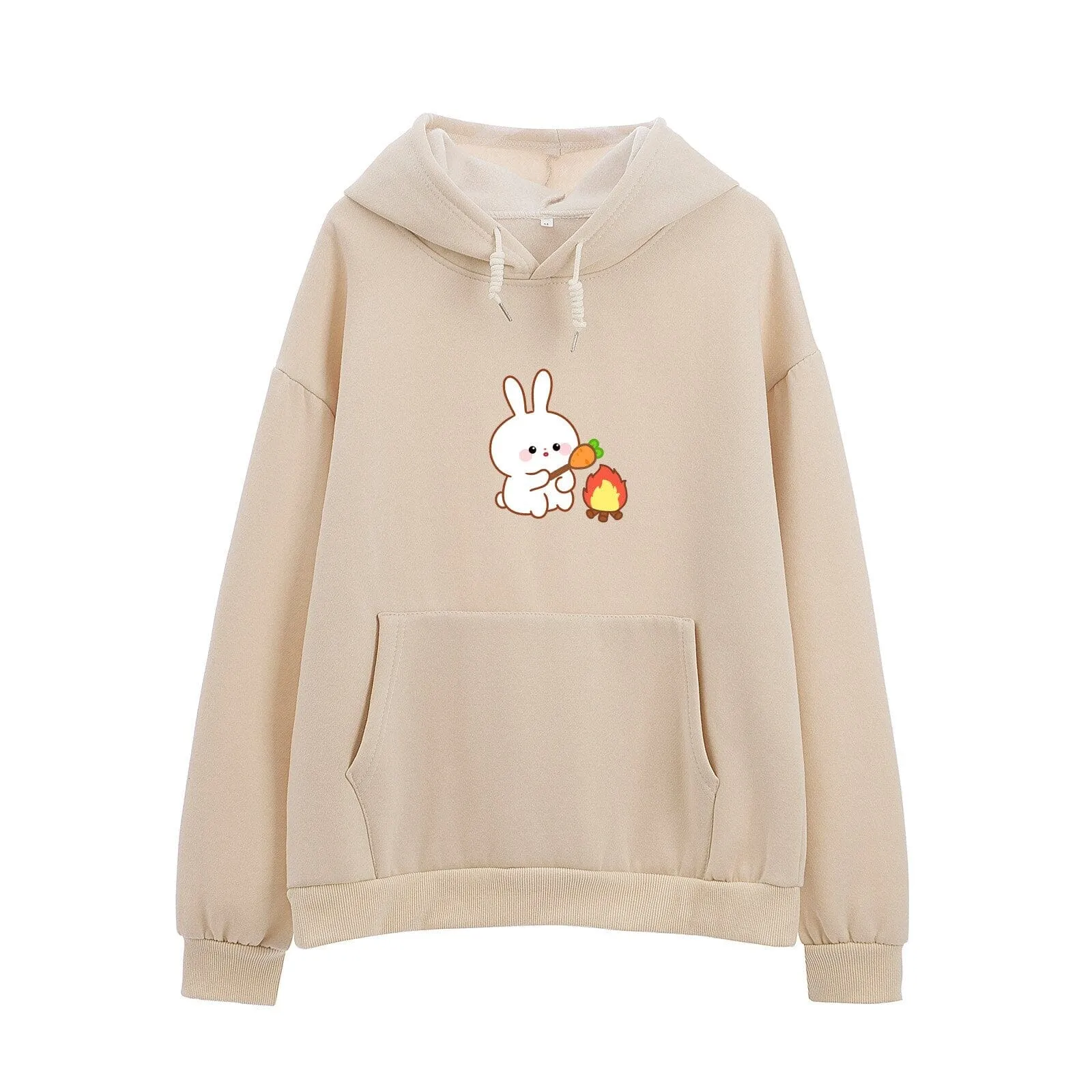 Camping Bun Bun the Bunny Soft Hoodie