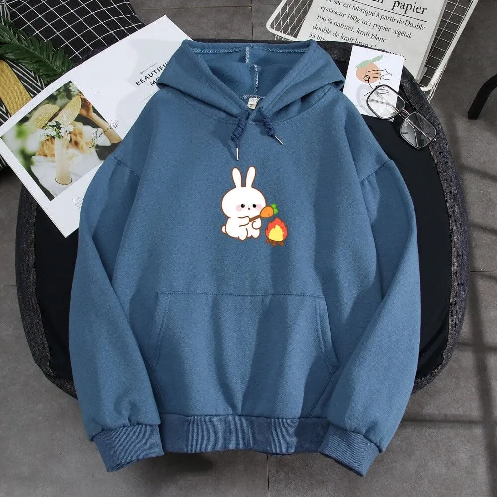 Camping Bun Bun the Bunny Soft Hoodie