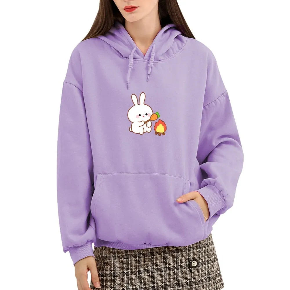 Camping Bun Bun the Bunny Soft Hoodie