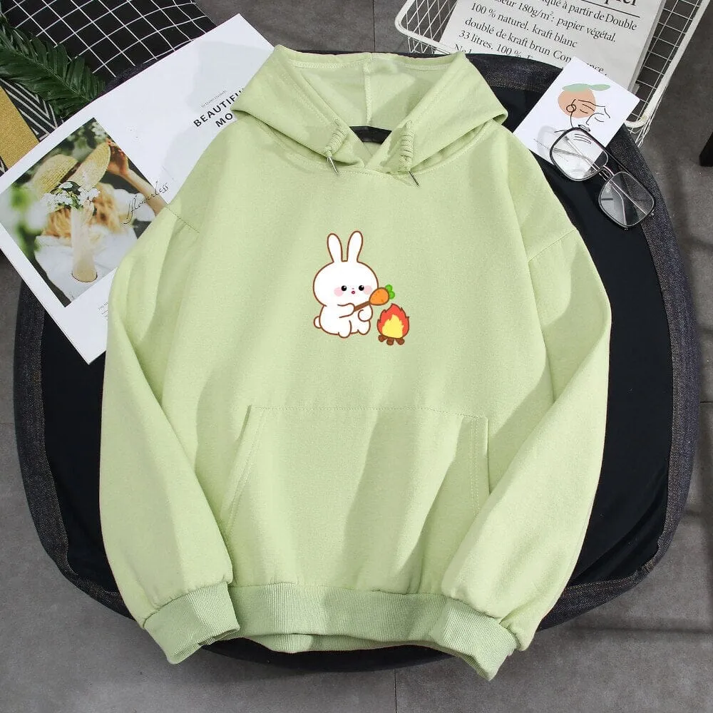 Camping Bun Bun the Bunny Soft Hoodie