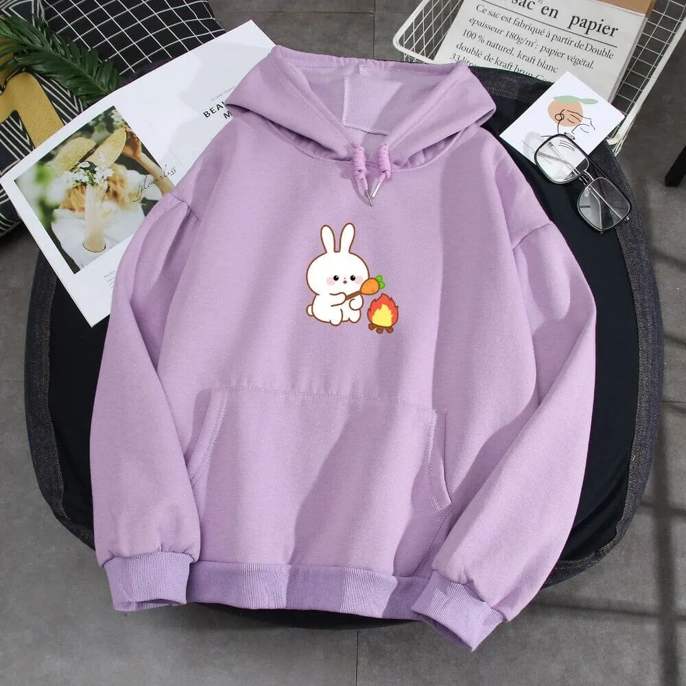 Camping Bun Bun the Bunny Soft Hoodie