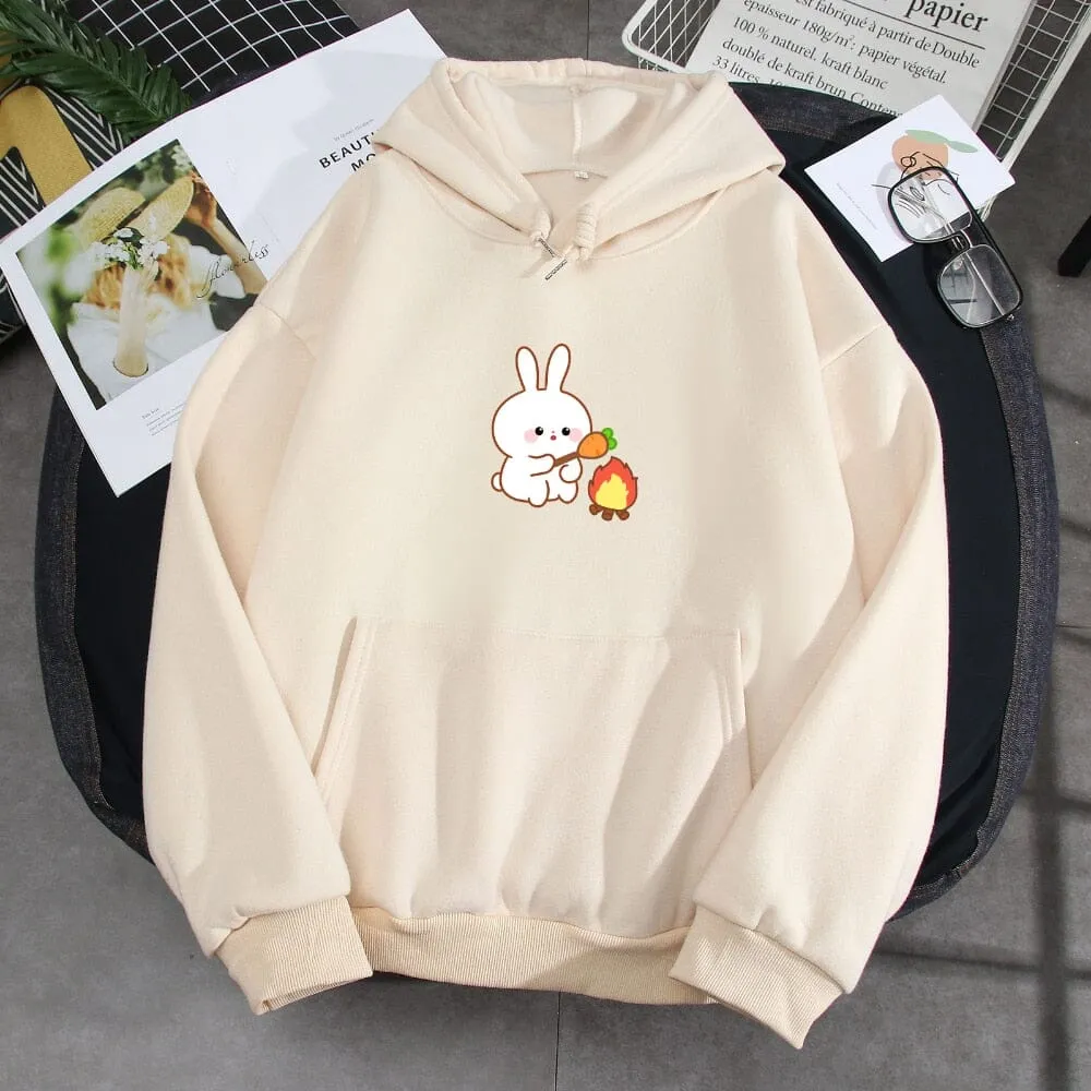 Camping Bun Bun the Bunny Soft Hoodie