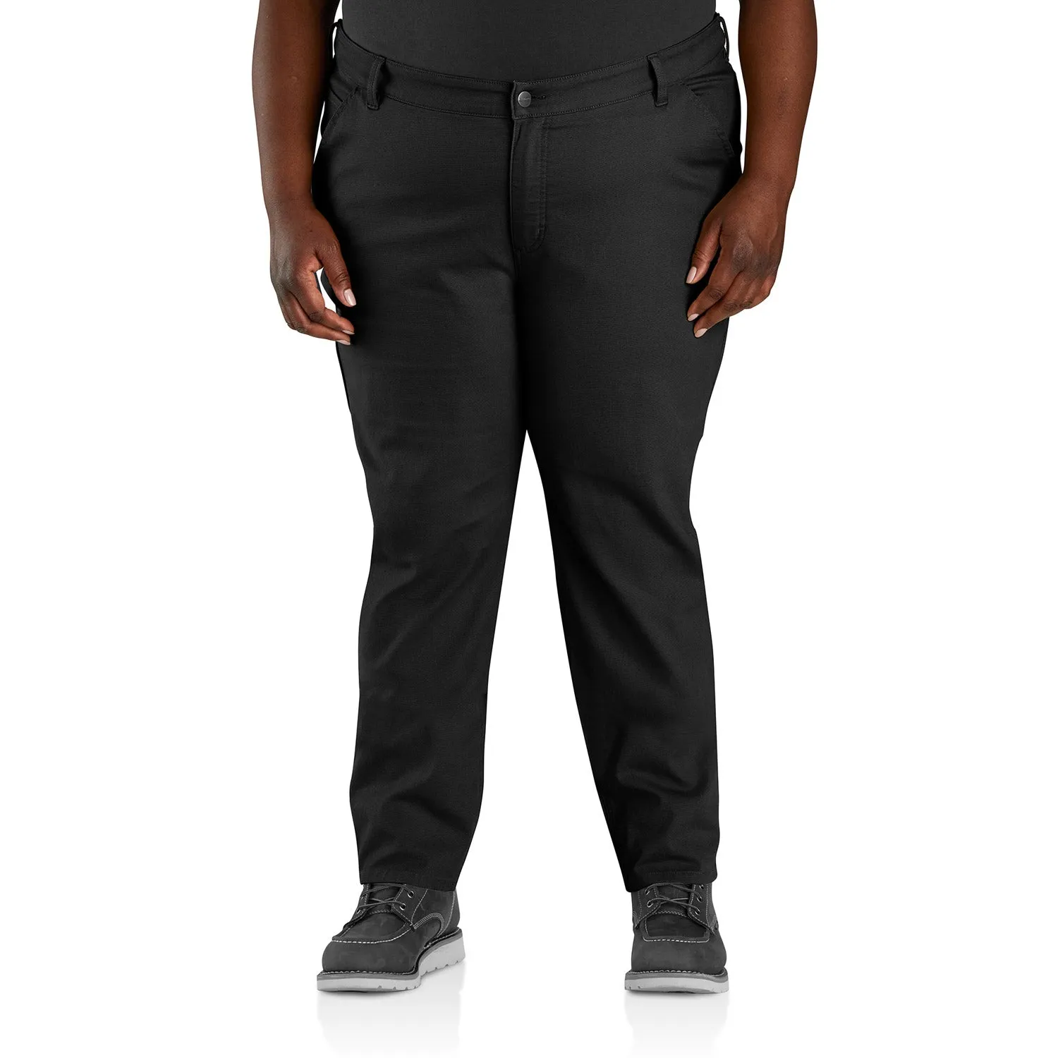 Carhartt Women's Rugged Flex® Relaxed Fit Canvas Work Pant_Black