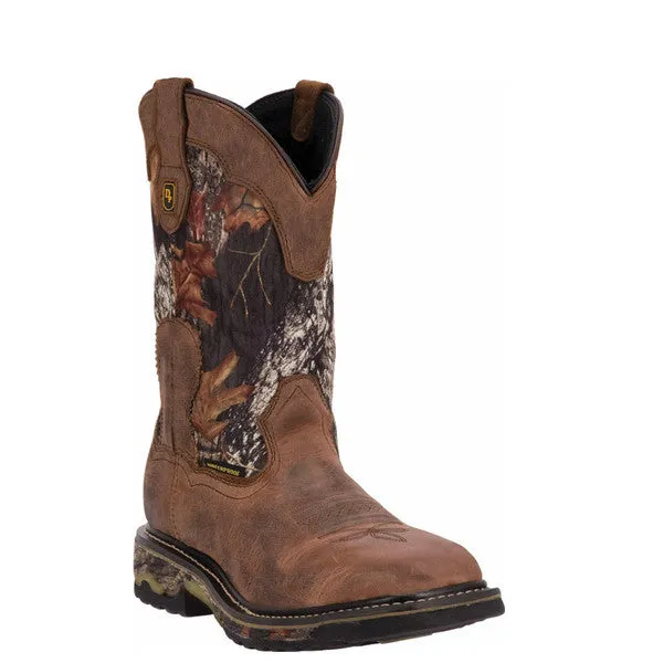 Dan Post Men's 11" Hunter Work Boot - Saddle Tan/Mossy Oak DP69408