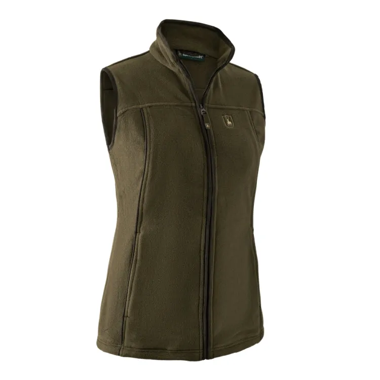 Deerhunter Ladies Eagle Fleece Waistcoat - Tarmac Green