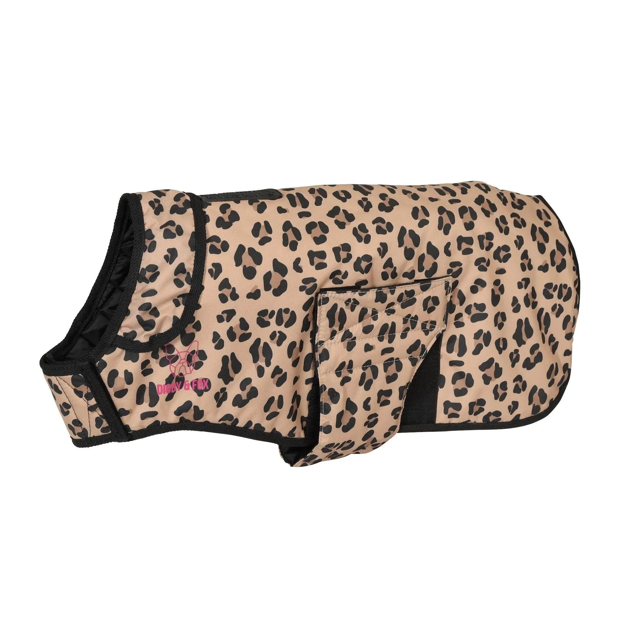 Digby & Fox Leopard Print Dog Coat