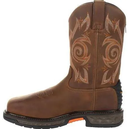 Georgia Men's Carbo-Tec LT 11" Stl Toe WP Western Work Boot Brown - GB00264