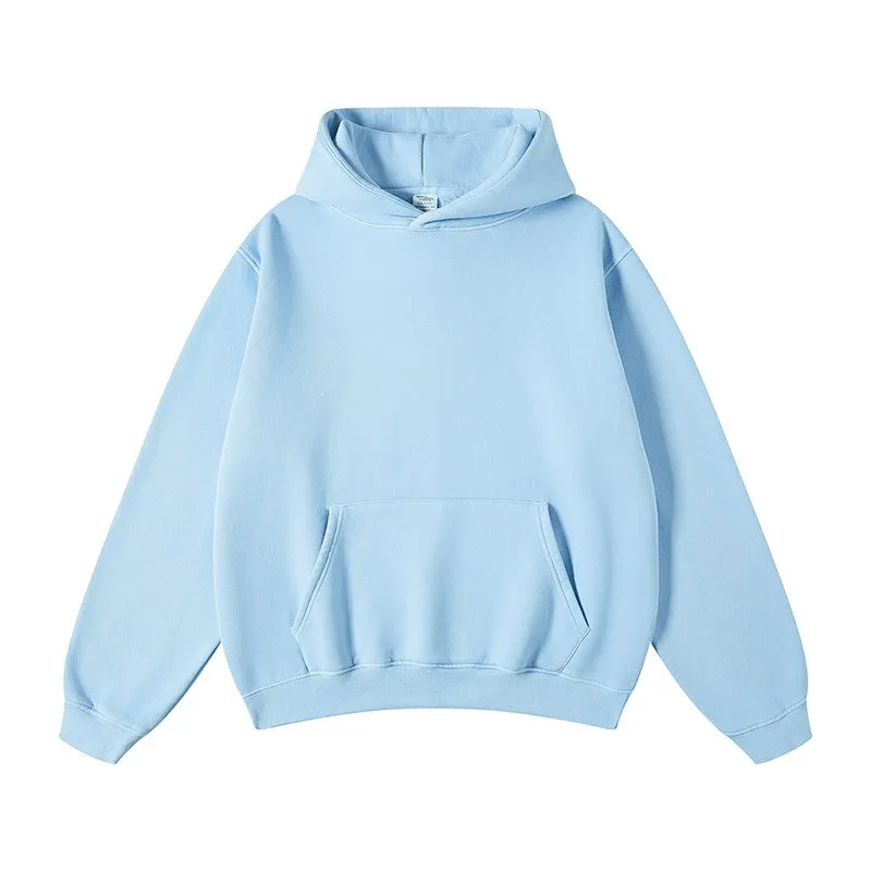 Heavyweight Set Washed Plush Hooded Sweater