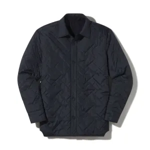 Insulated Reversible Shirt Jacket - Navy