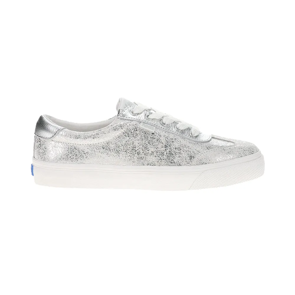 Jump Kick Metallic Lace Up Sneakers