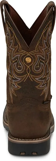 Justin Fireman 11" Waterproof Western Work Boot