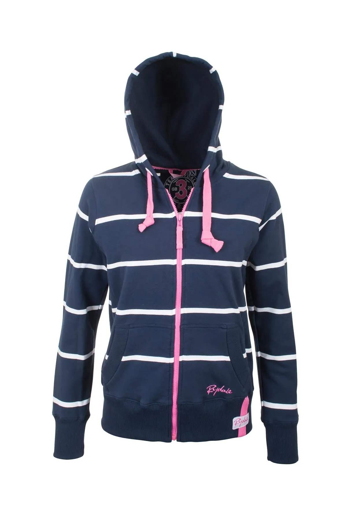 Ladies Full Zip Hooped Hoody