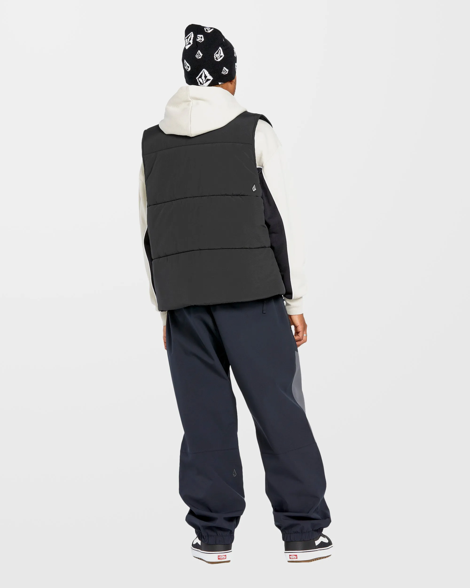 Layered Up Vest - Black