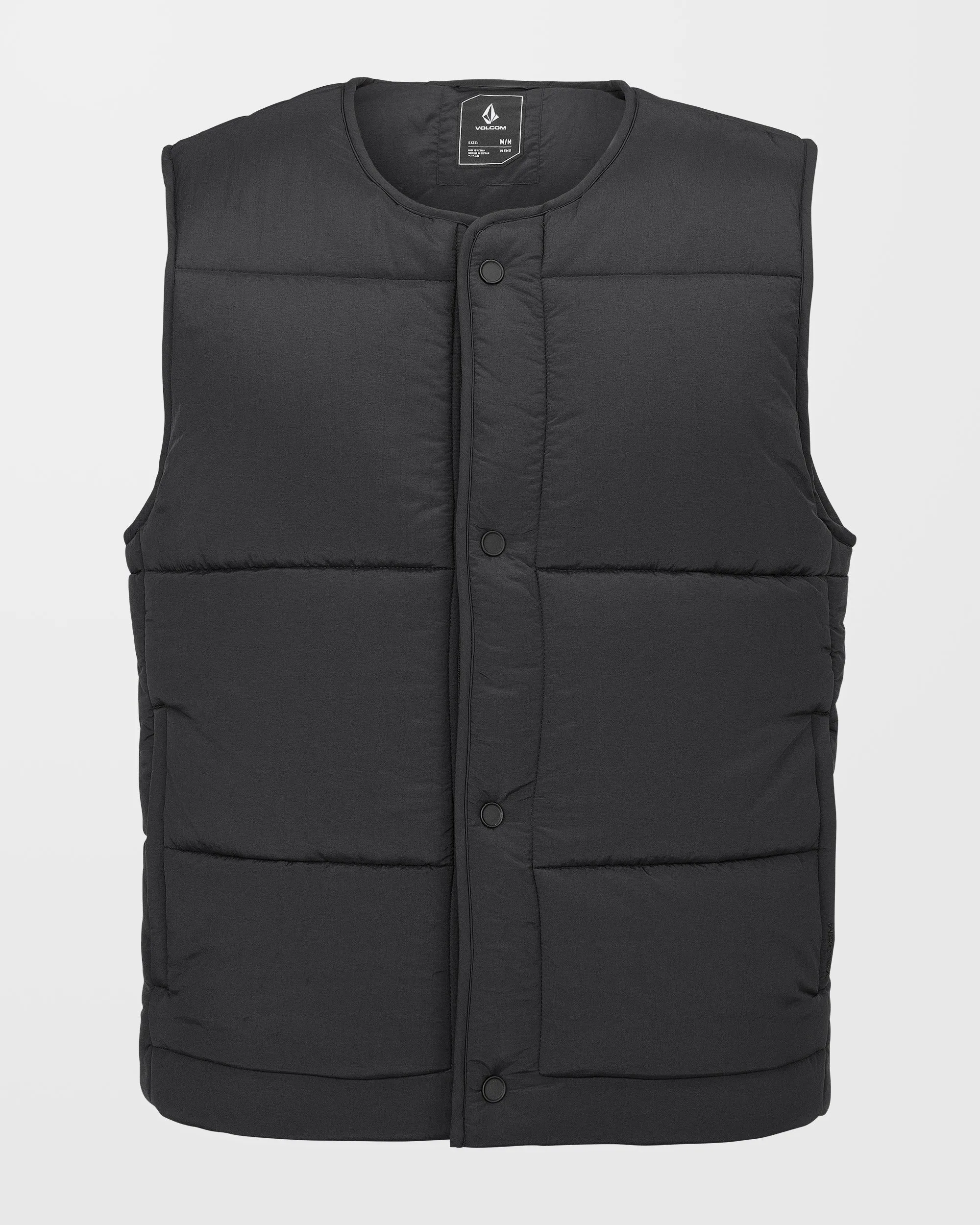 Layered Up Vest - Black