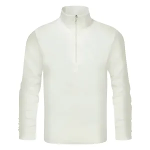 Manbi Mens Microfleece Zip Winter White