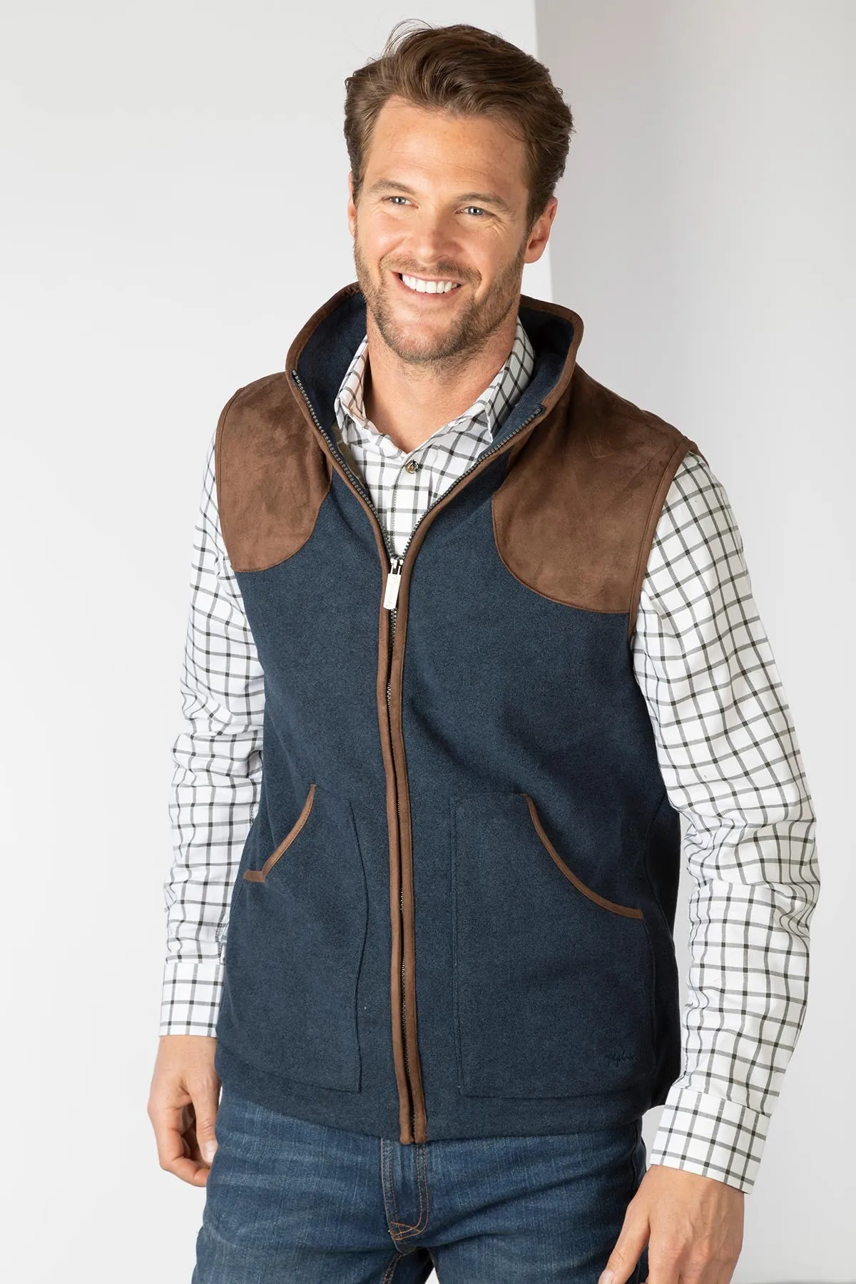 Men's Lined Fleece Gilet - Huggate Extra