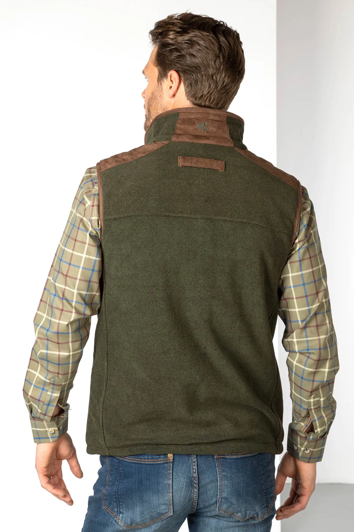 Men's Lined Fleece Gilet - Huggate Extra