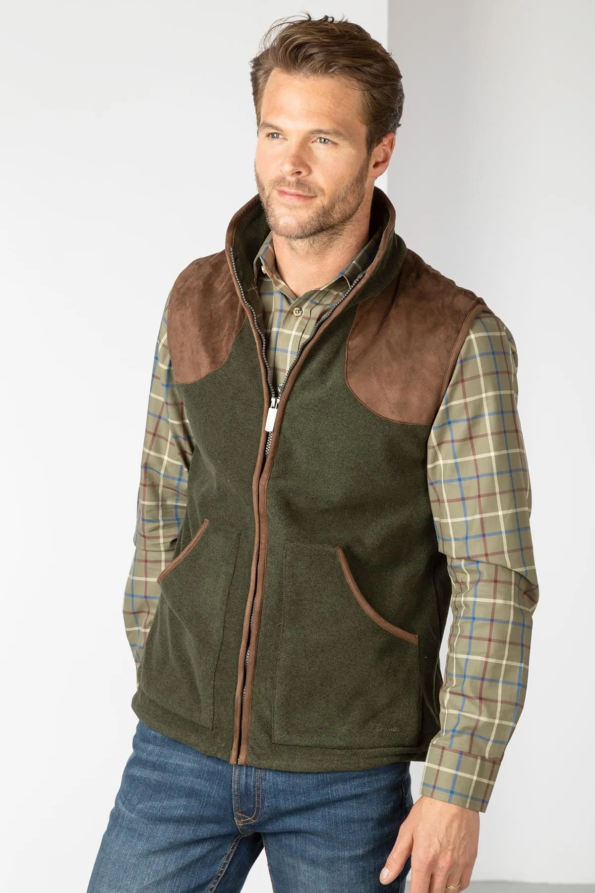 Men's Lined Fleece Gilet - Huggate Extra