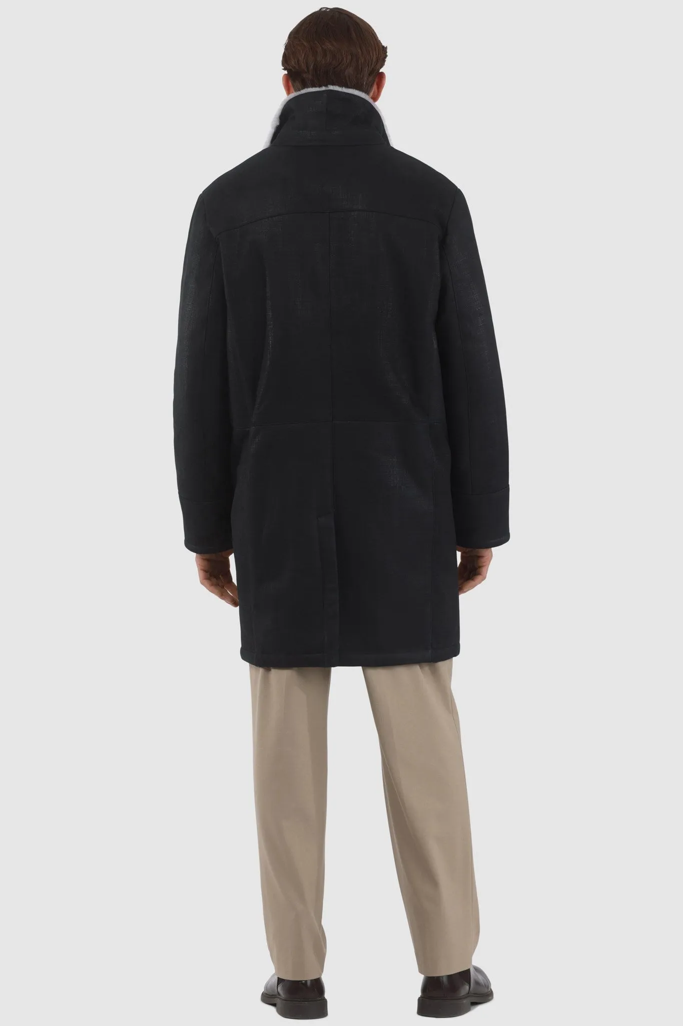 Men's Merino Shearling Lamb Short Coat