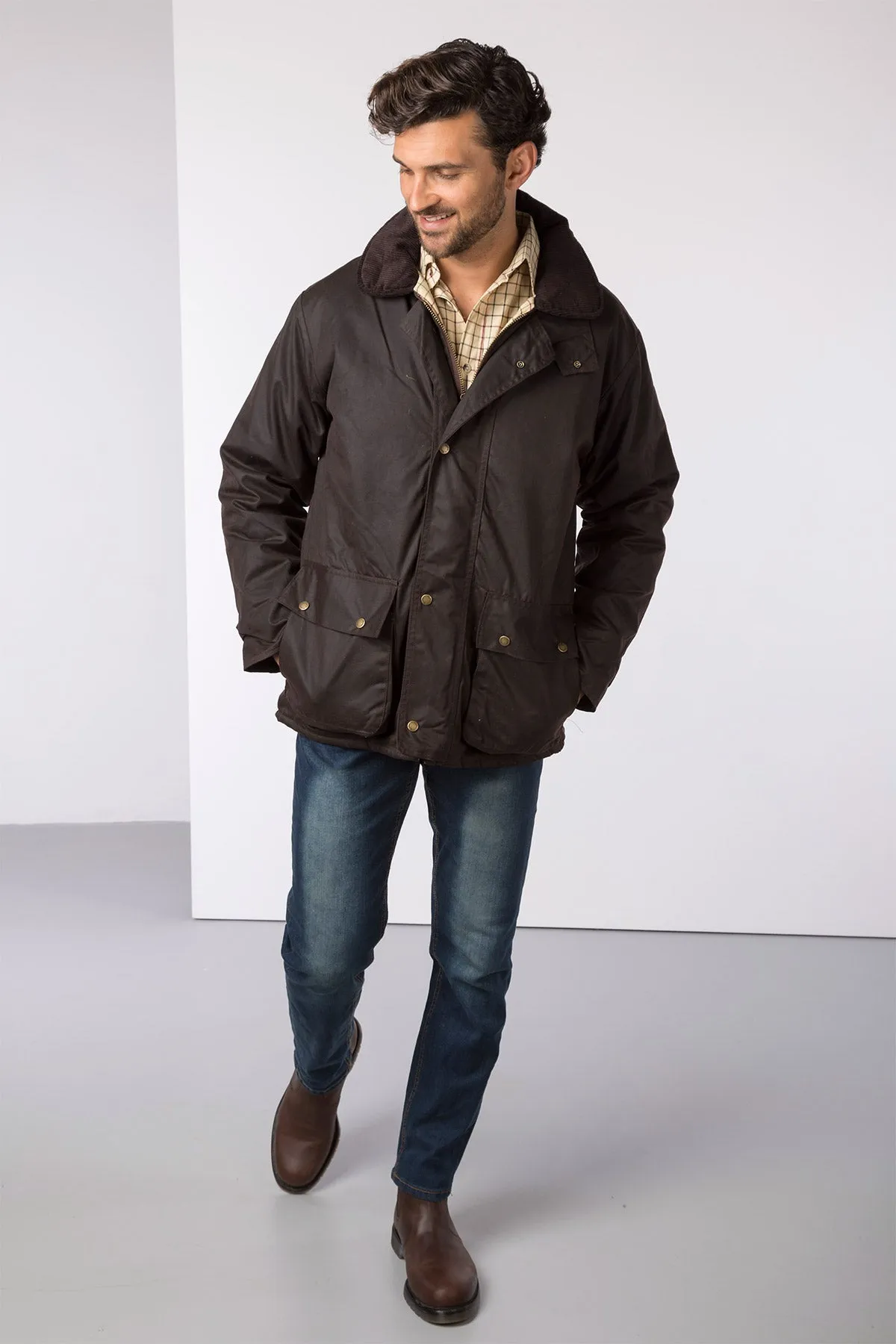 Men's Padded Wax Jacket - Stamford