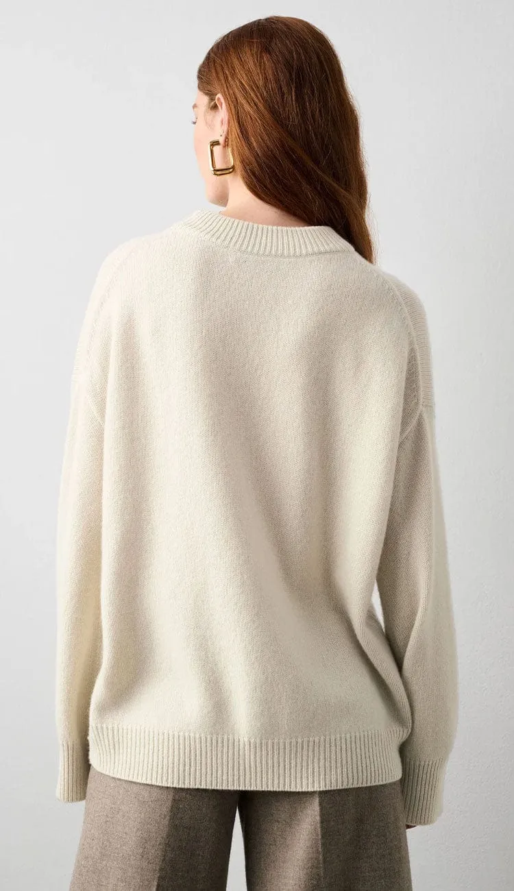 Merino Cashmere Cozy Crewneck