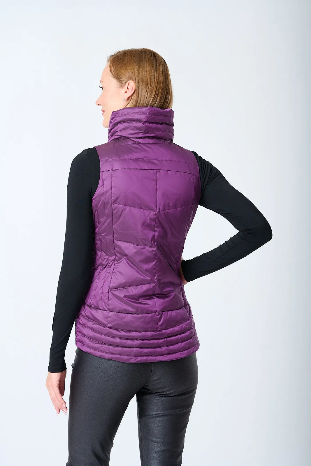 Metallic Quilted Vest