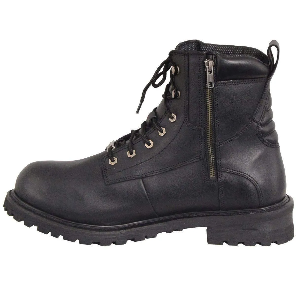 Milwaukee Leather Boots MBM9096WP Men's Logger Waterproof Leather Wide Width Boots