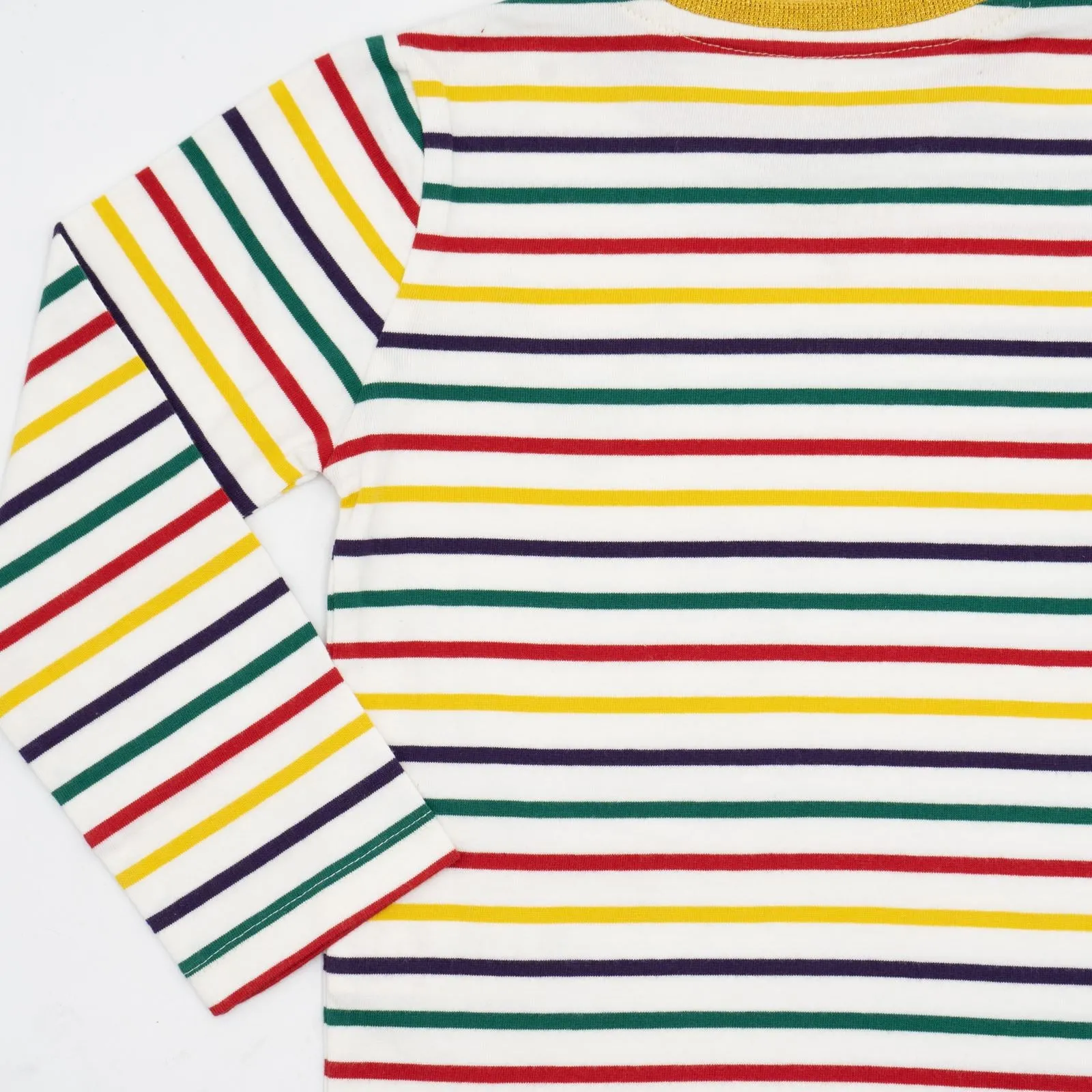 Mini Boden Girls Striped T-Shirt Long Sleeve Jersey Tops