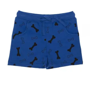 Minifin Bone Print Short - Cobalt