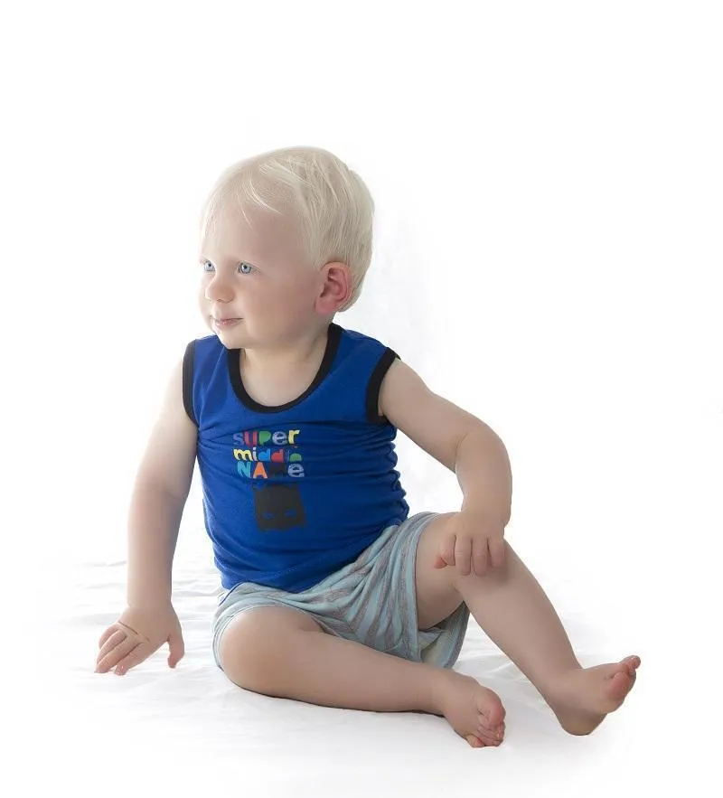 Minifin Super Hero Tank - Cobalt