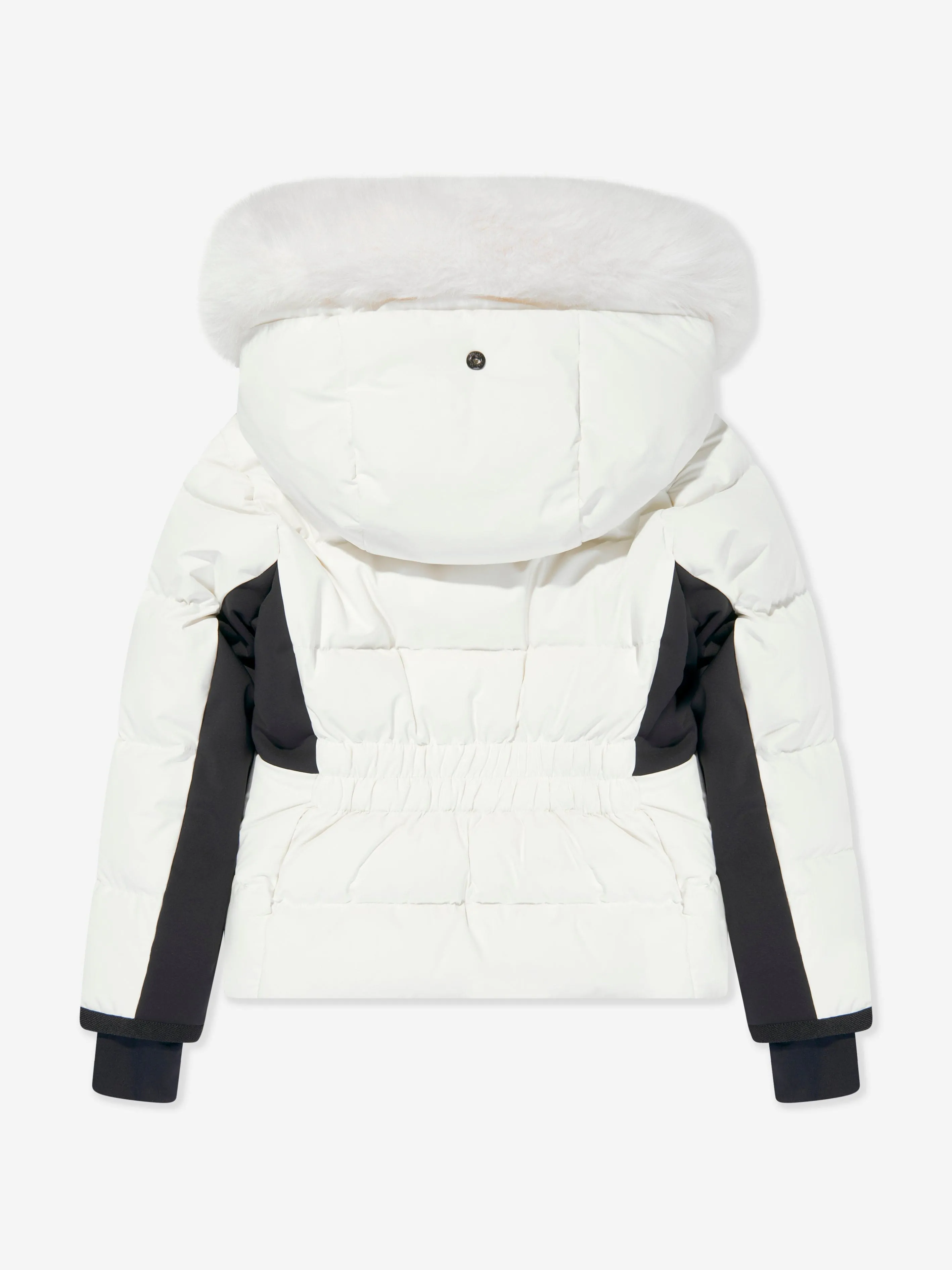 Moncler Enfant Girls Grenoble Down Padded New Guyane Jacket in White