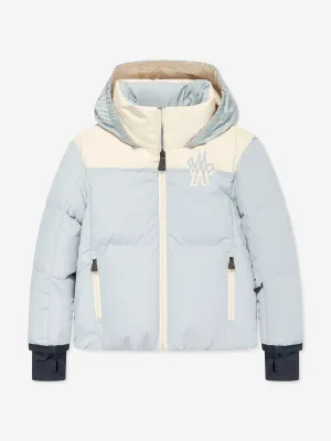 Moncler Enfant Girls Grenoble Down Padded Stennes Jacket in Blue