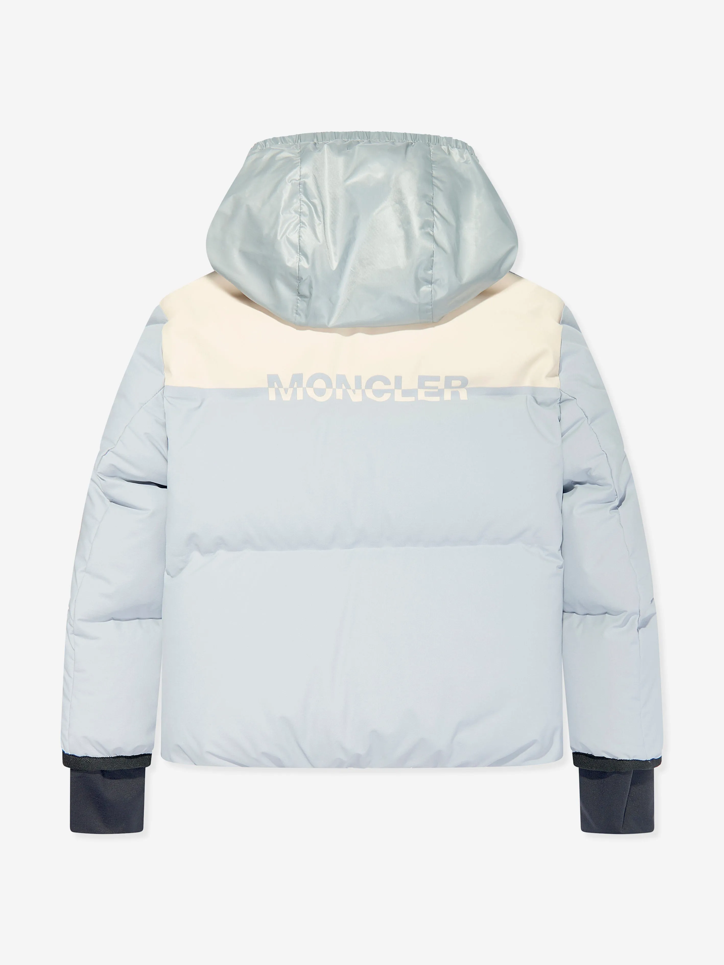 Moncler Enfant Girls Grenoble Down Padded Stennes Jacket in Blue