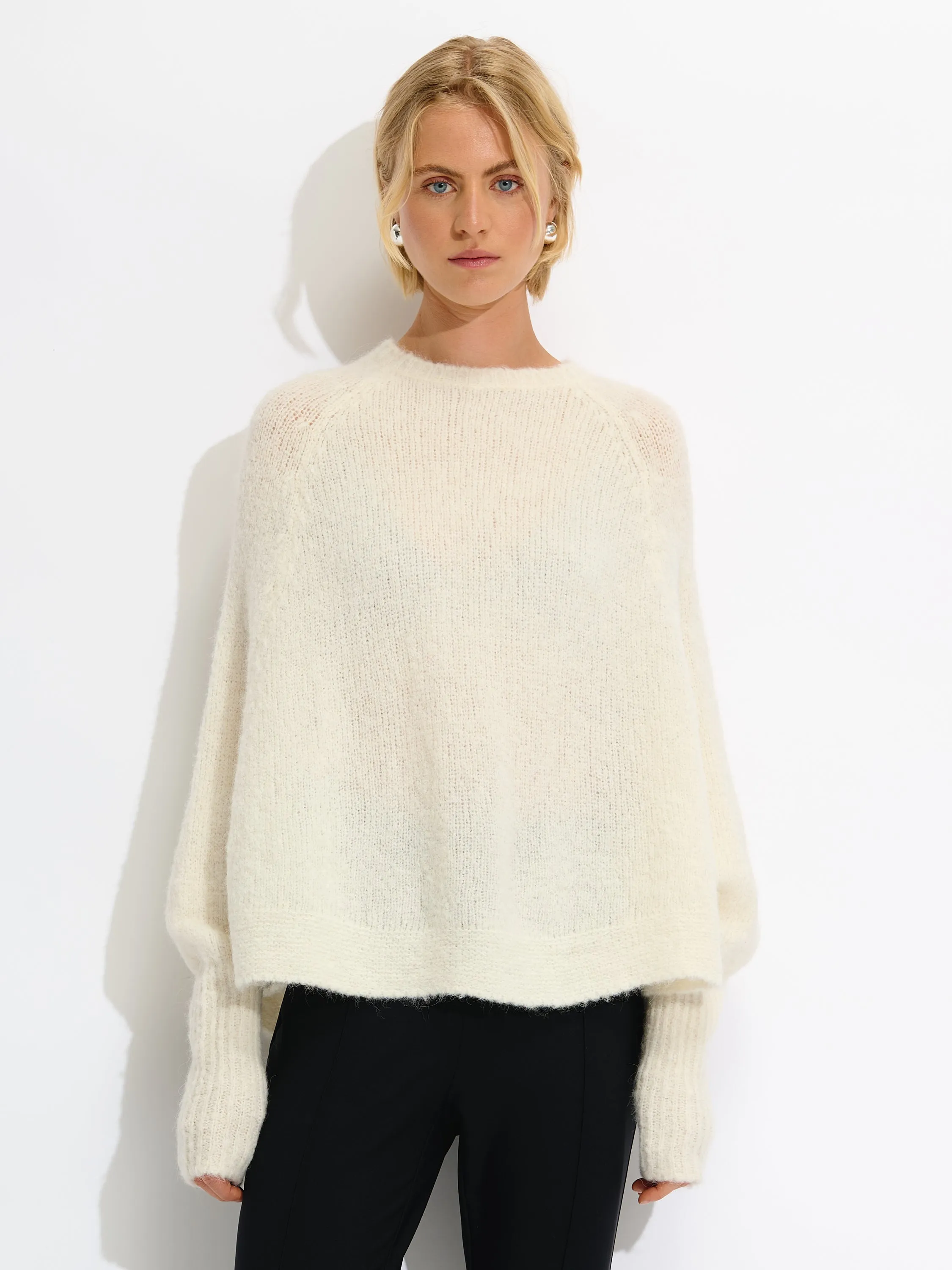 Oversized Alpaca Blend Sweater