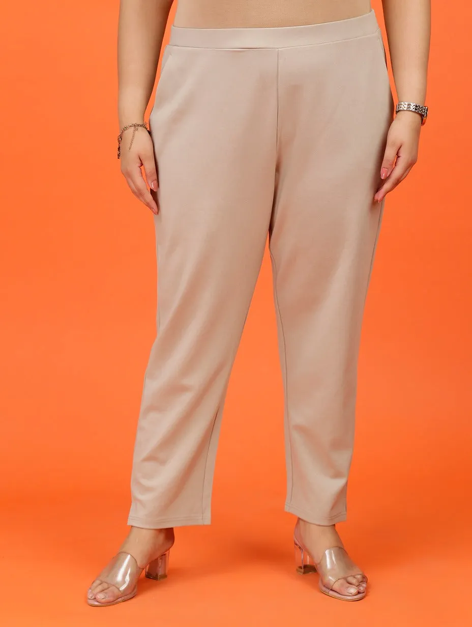 Plus Size Women Cigarette Pants