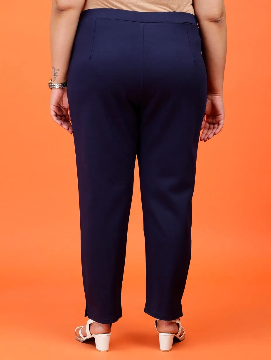 Plus Size Women Cigarette Pants