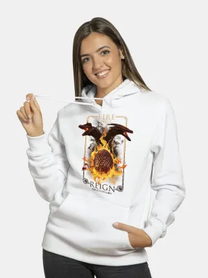 Reign - Women Hoodie  White Colour (No Cod Allowed On This Product)- Prepaid Orders Only